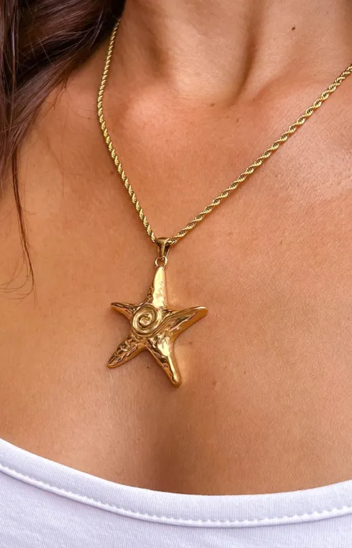 Ivee Gold Necklace sold by Beginning Boutique