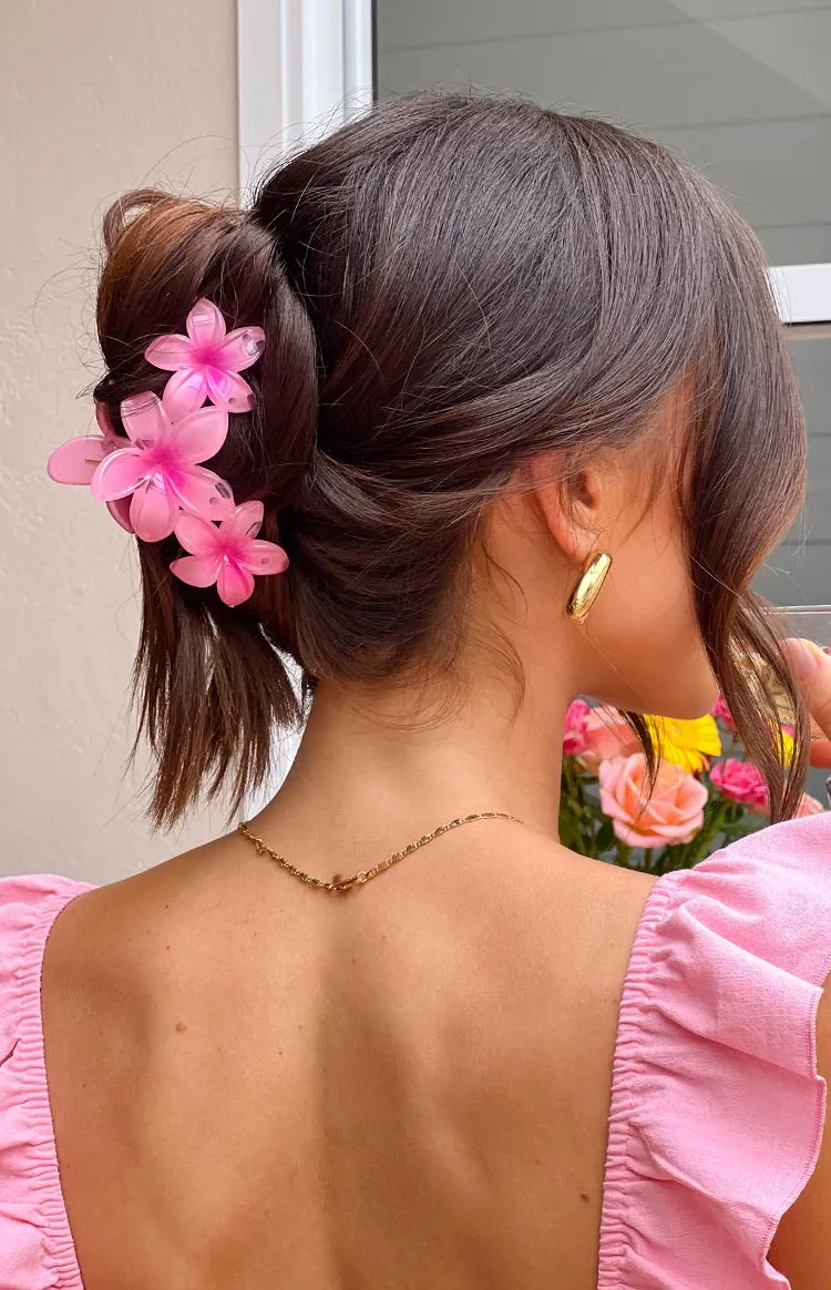 Aria Pink And Yellow Flower Clip 2 Pack sold by Beginning Boutique product image thumbnail 2