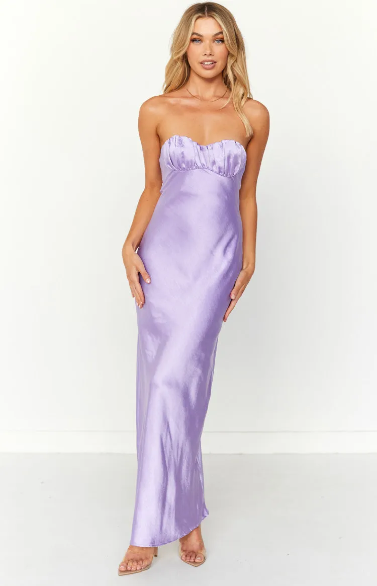 Arielle Purple Maxi Dress sold by Beginning Boutique product image thumbnail 3