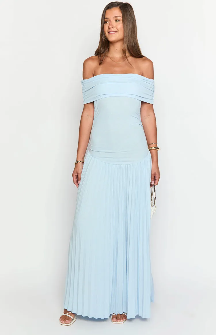 Lioness Field Of Dreams Soft Blue Maxi Dress sold by Beginning Boutique product image thumbnail 2