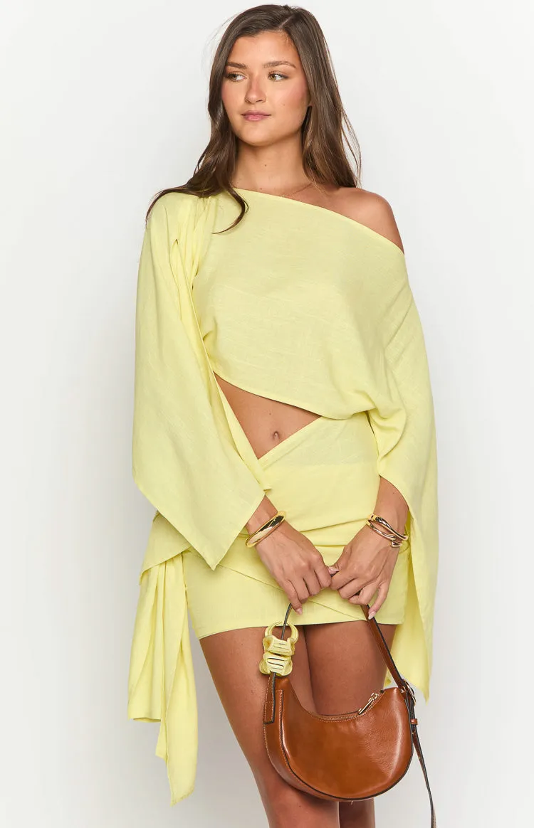 Ryoti Yellow Mini Dress sold by Beginning Boutique product image thumbnail 5