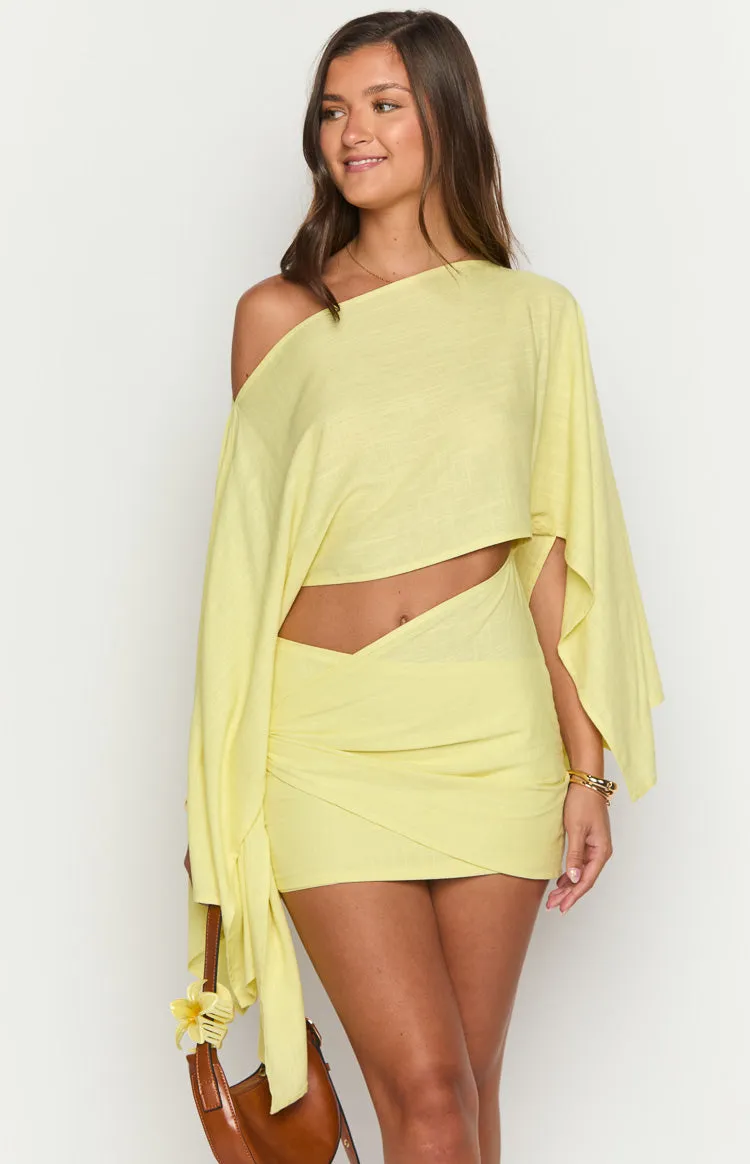 Ryoti Yellow Mini Dress sold by Beginning Boutique product image thumbnail 2