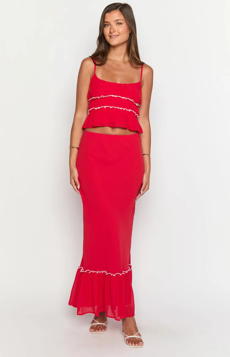 Wiatt Red Top sold by Beginning Boutique product image thumbnail 3