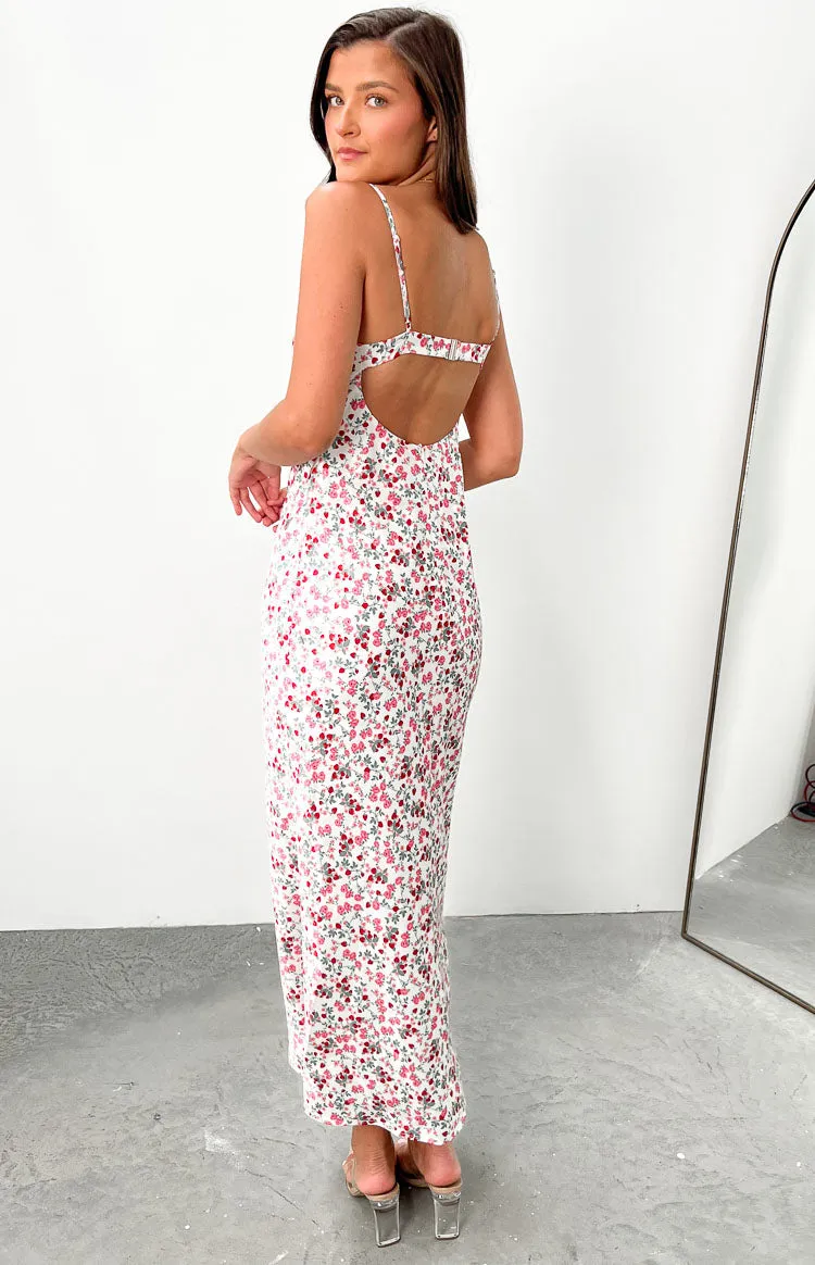Scarlette White Floral Maxi Dress sold by Beginning Boutique product image thumbnail 2