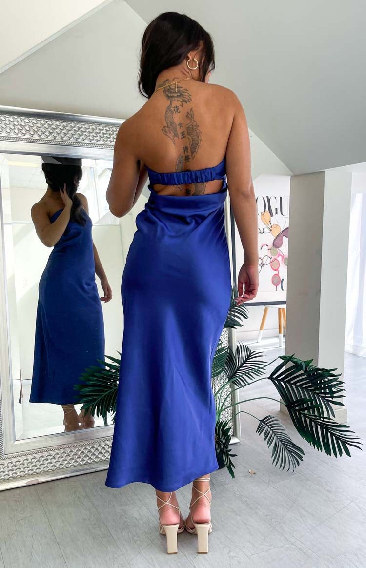 Maiah Navy Maxi Dress sold by Beginning Boutique product image thumbnail 2