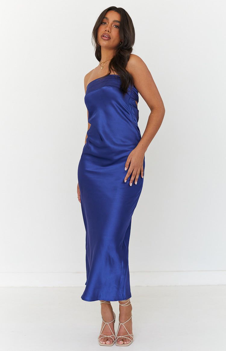 Maiah Navy Maxi Dress sold by Beginning Boutique product image thumbnail 3