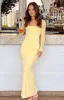 Paityn Yellow Lace Maxi Dress sold by Beginning Boutique