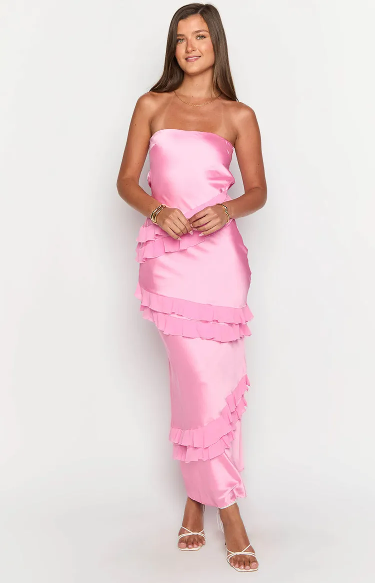 Sosa Pink Maxi Dress sold by Beginning Boutique product image thumbnail 3
