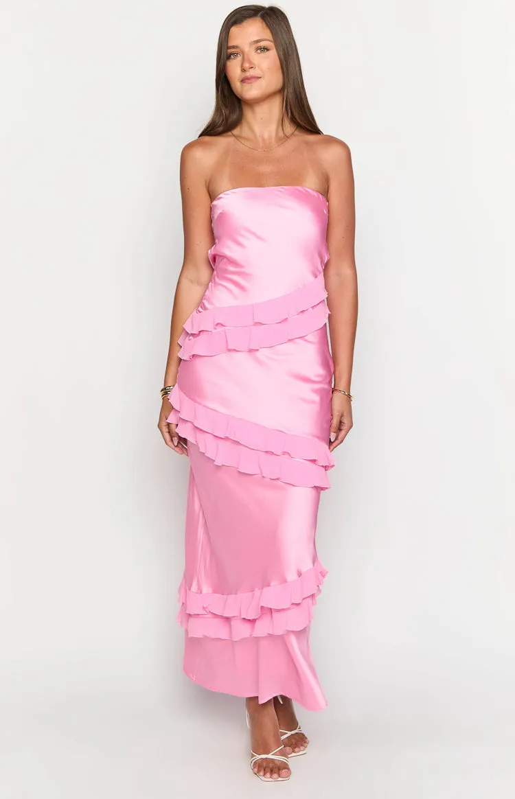 Sosa Pink Maxi Dress sold by Beginning Boutique product image thumbnail 2