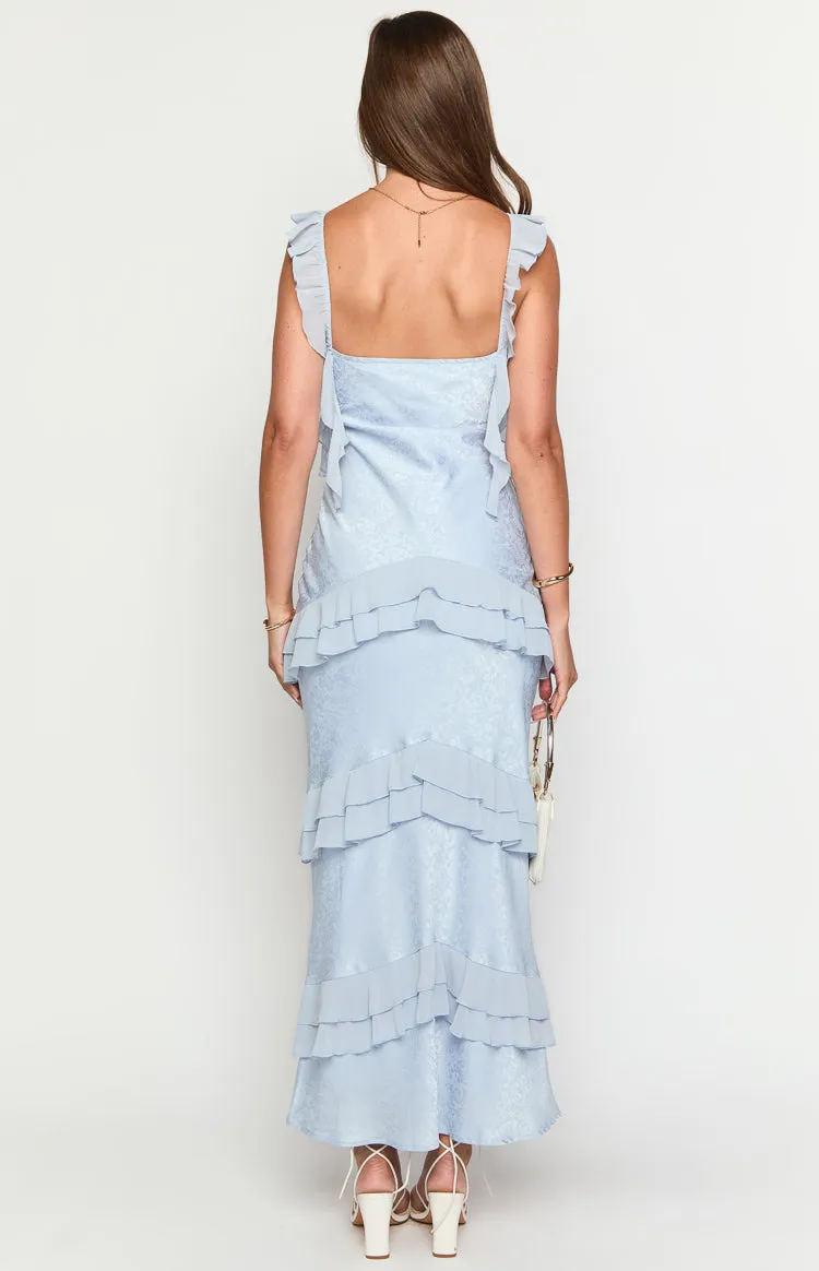 Leilani Blue Maxi Dress sold by Beginning Boutique product image thumbnail 5