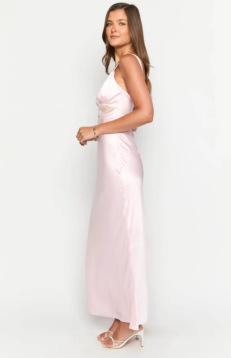 Nolan Light Pink Maxi Dress sold by Beginning Boutique product image thumbnail 4