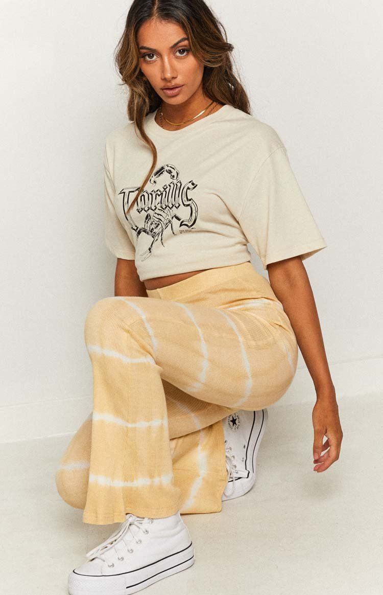 Laroi Tye Dye Flare Pants Yellow sold by Beginning Boutique product image thumbnail 11