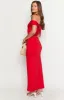 Jaya Red Maxi Skirt sold by Beginning Boutique