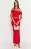 Jaya Red Maxi Skirt sold by Beginning Boutique