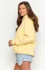 Beginning Yellow Hibiscus Hoodie sold by Beginning Boutique