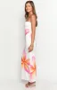 Arizona White Frangipani Maxi Dress sold by Beginning Boutique