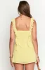Joyce Yellow Mini Dress sold by Beginning Boutique
