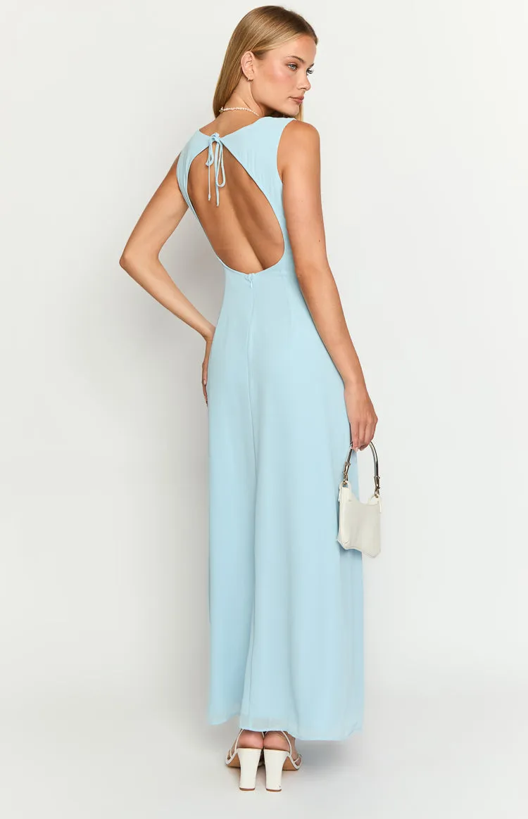 Misty Light Blue Maxi Dress sold by Beginning Boutique product image thumbnail 5