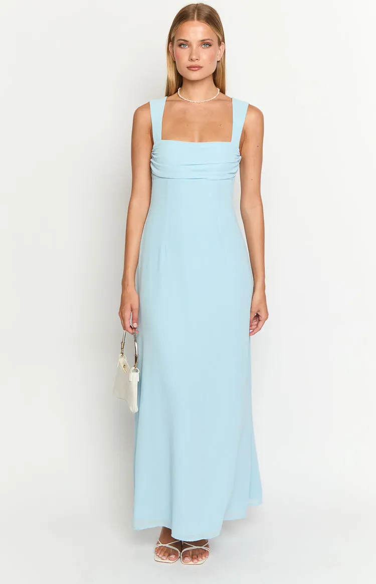Misty Light Blue Maxi Dress sold by Beginning Boutique product image thumbnail 2
