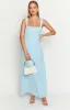 Misty Light Blue Maxi Dress sold by Beginning Boutique