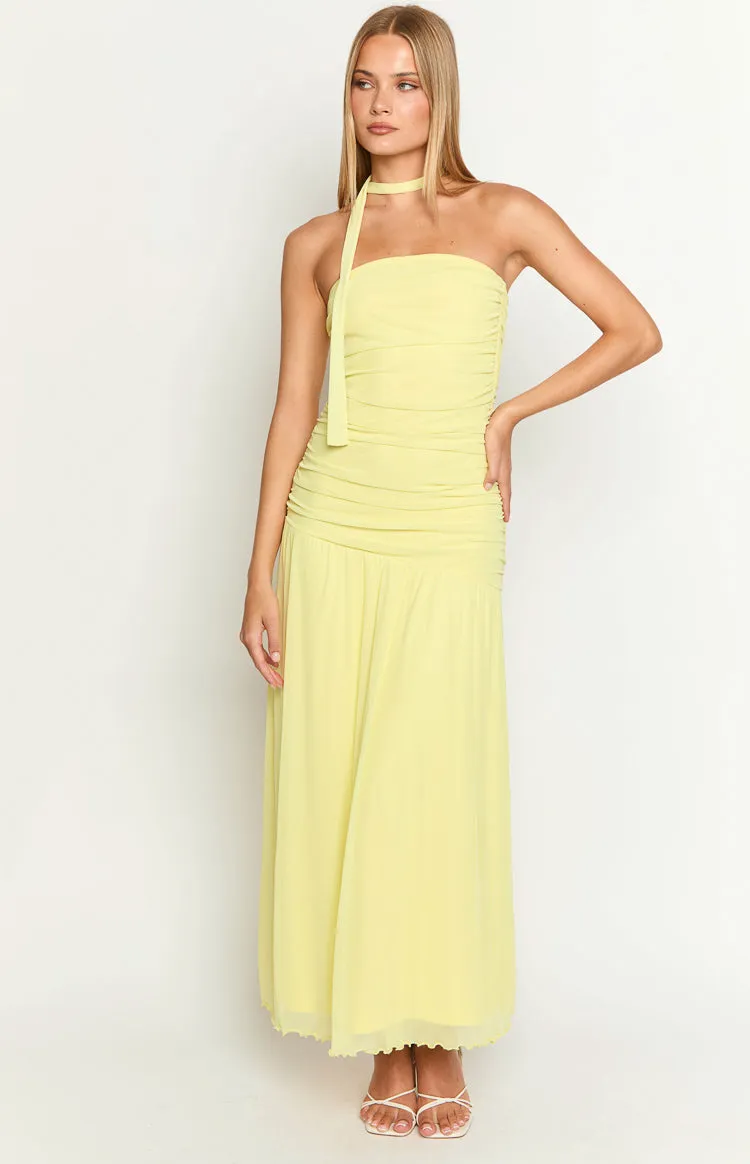 Brayan Yellow Maxi Dress sold by Beginning Boutique product image thumbnail 3