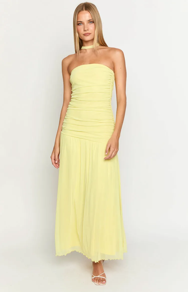 Brayan Yellow Maxi Dress sold by Beginning Boutique product image thumbnail 2
