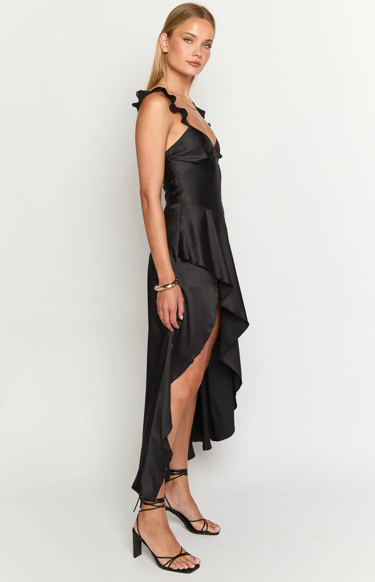 Corrina Black Maxi Dress sold by Beginning Boutique product image thumbnail 4