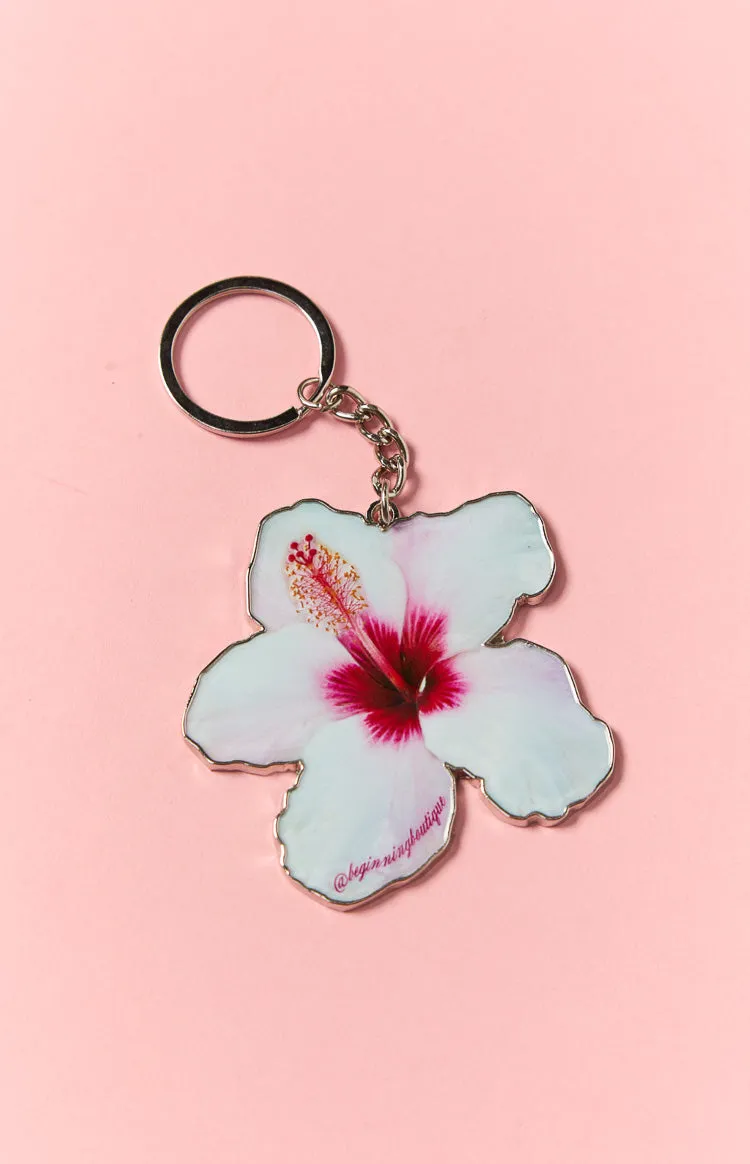 Hibiscus Key Ring sold by Beginning Boutique product image thumbnail 2