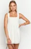 Kindered Hearts White Mini Dress sold by Beginning Boutique