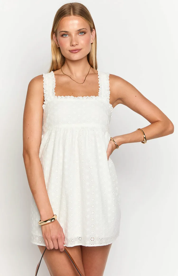 Kindered Hearts White Mini Dress sold by Beginning Boutique product image thumbnail 2
