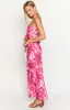 Karla Pink Floral Maxi Skirt sold by Beginning Boutique