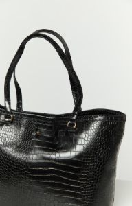 Peta & Jain Jess Black Work Tote sold by Beginning Boutique
