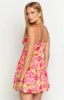 Sam Yellow Floral Pop Mini Dress sold by Beginning Boutique