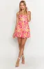 Sam Yellow Floral Pop Mini Dress sold by Beginning Boutique