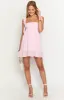 Jenn Light Pink Mini Dress sold by Beginning Boutique
