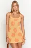 Sunie Yellow Knit Mini Dress sold by Beginning Boutique