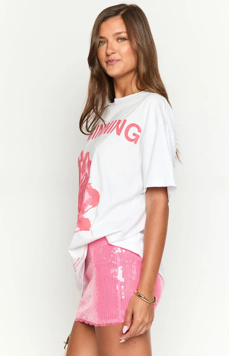 Beginning Rose White Tee sold by Beginning Boutique product image thumbnail 4