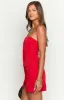 Dianna Red Strapless Mini Dress sold by Beginning Boutique