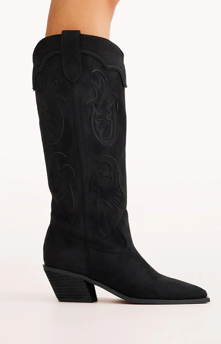Billini Tulie Black Cowboy Boots sold by Beginning Boutique product image thumbnail 4