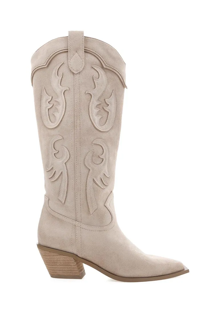 Billini Tulie Beige Cowboy Boots sold by Beginning Boutique product image thumbnail 3