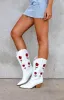 Billini Arden White Garnet Cowboy Boots sold by Beginning Boutique