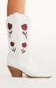 Billini Arden White Garnet Cowboy Boots sold by Beginning Boutique