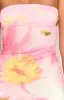 Arizona Pink And Orange Floral Mesh Maxi Dress sold by Beginning Boutique