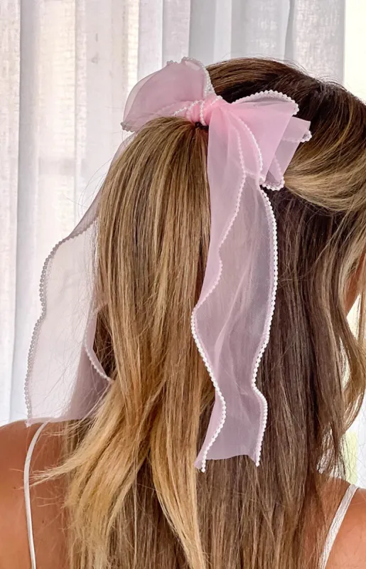 Sweety Pink Hair Bow sold by Beginning Boutique