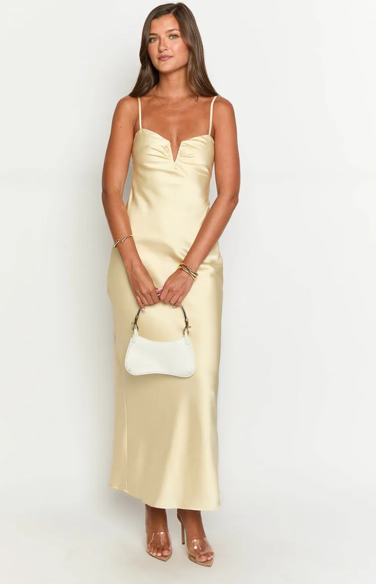 Silvy Yellow Maxi Dress sold by Beginning Boutique product image thumbnail 3