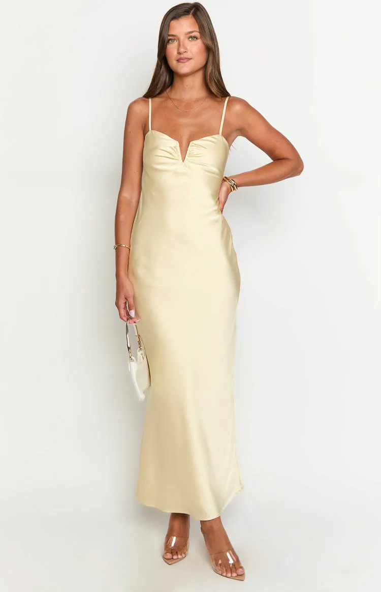 Silvy Yellow Maxi Dress sold by Beginning Boutique product image thumbnail 2