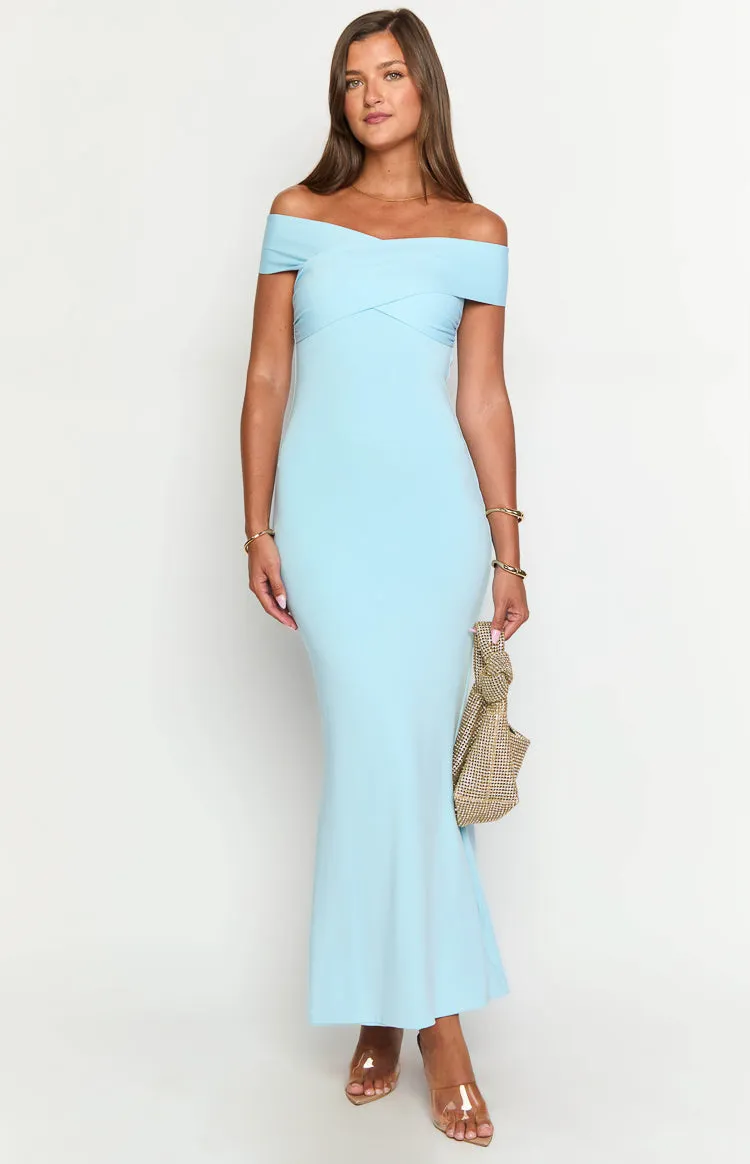 Elizza Blue Maxi Dress sold by Beginning Boutique product image thumbnail 2