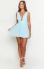 Icing Blue Mini Dress sold by Beginning Boutique