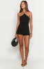 Emilio Black Playsuit sold by Beginning Boutique