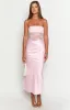 Kevin Pink Lace Maxi Dress sold by Beginning Boutique
